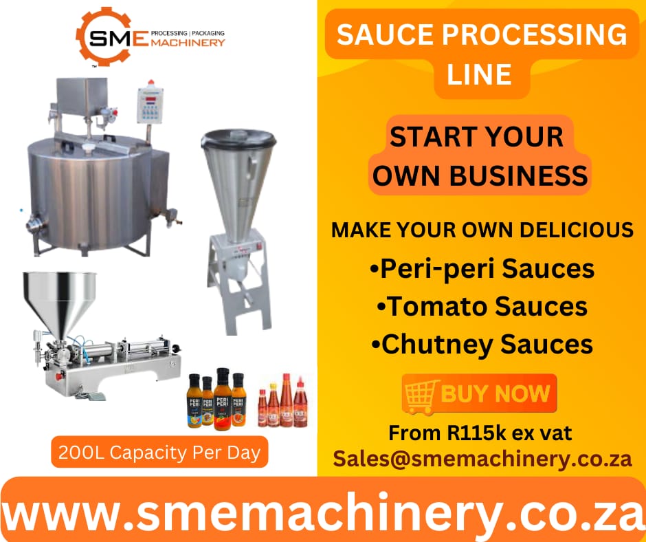 sauce processing line